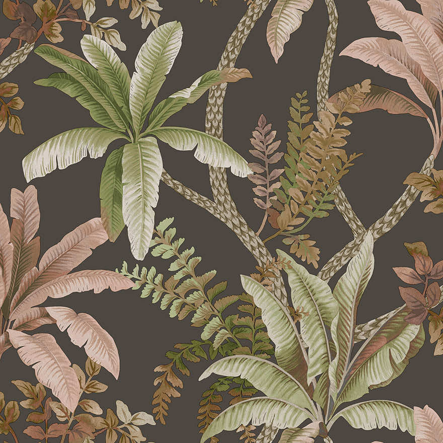 Saranda Wallpaper - Charcoal - Holden Décor - 91823 - Premier Wallcovering