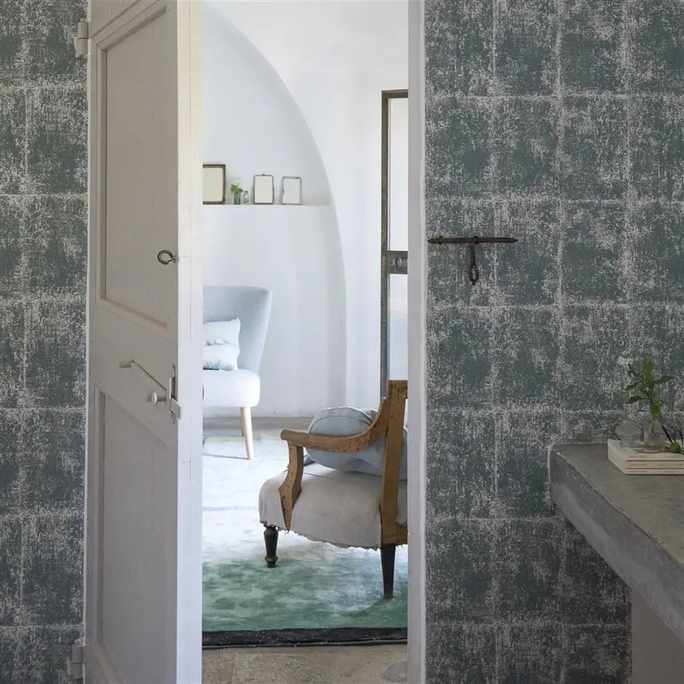 Saru Wallpaper - Graphite - P629/07 - Designers Guild - Premier Wallcovering