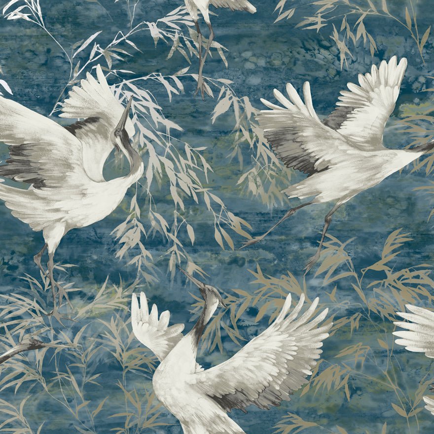 Sarus Wallpaper - Teal - Holden Décor - 36103 - Premier Wallcovering