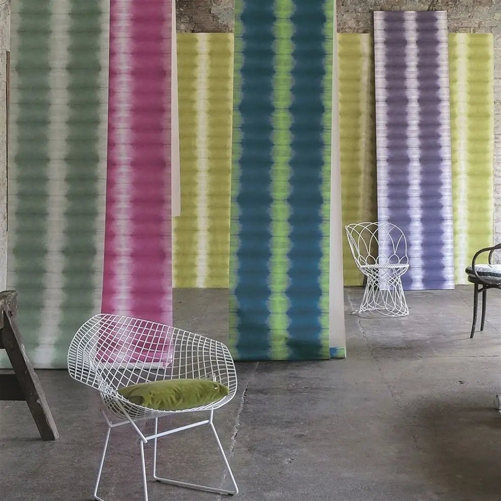 Savine Wallpaper - Lime - P615/06 - Designers Guild - Premier Wallcovering