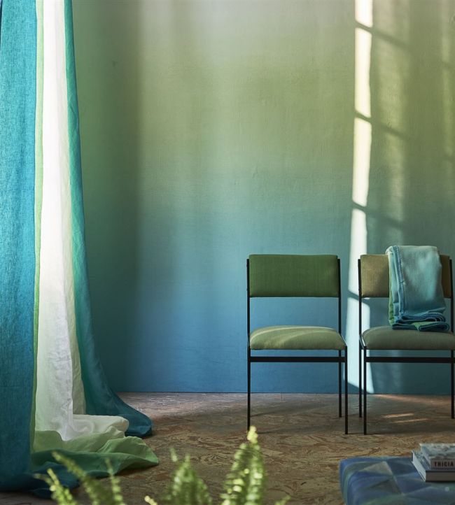 Savoie Wallpaper - Azure - PDG1059/01 - Designers Guild - Premier Wallcovering