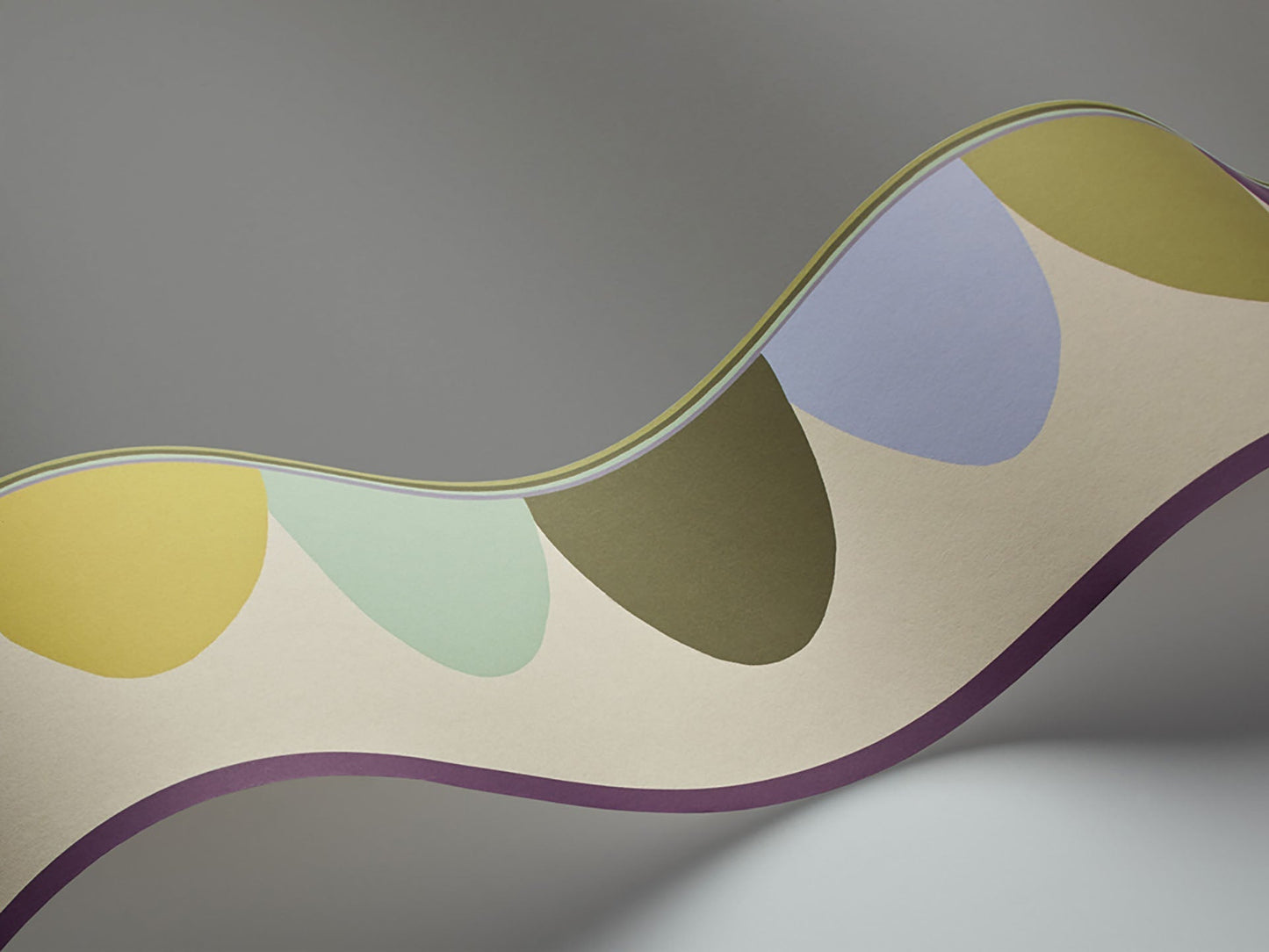 Scaramouche Wallpaper - Purples & Greens on Cream - 103/8028 - Cole & Son - Premier Wallcovering