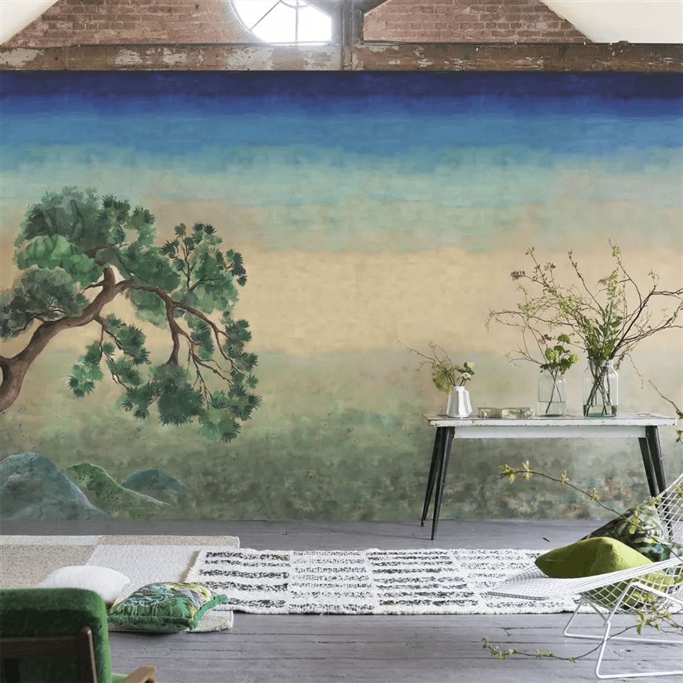 Scene D Arbre Wallpaper - Elm - PDG1177/01 - Designers Guild - Premier Wallcovering