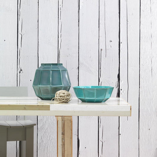 Scrapwood Beams Wallpaper - White - NLXL - PHE - 11 - Premier Wallcovering