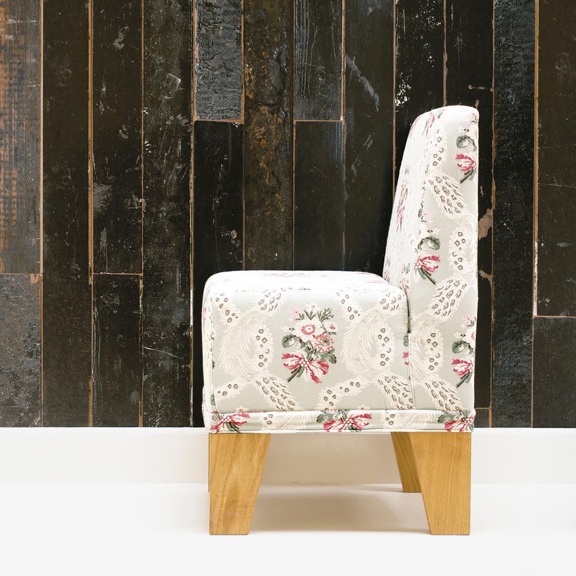 Scrapwood Wallpaper - Black - NLXL - PHE - 05 - Premier Wallcovering
