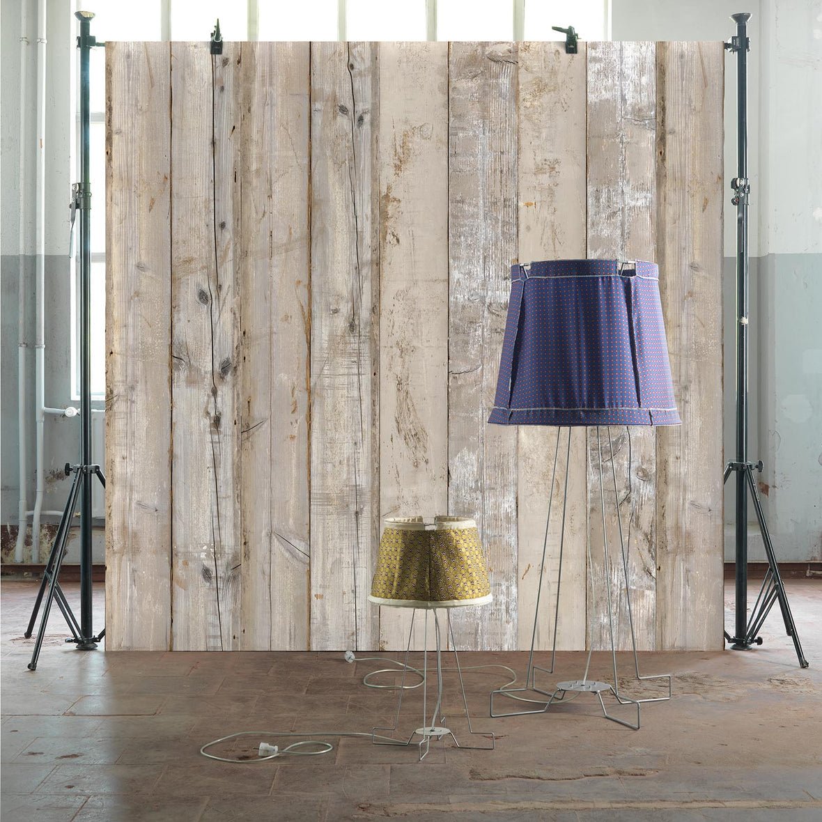 Scrapwood Wallpaper - Grey - NLXL - PHE - 07 - Premier Wallcovering