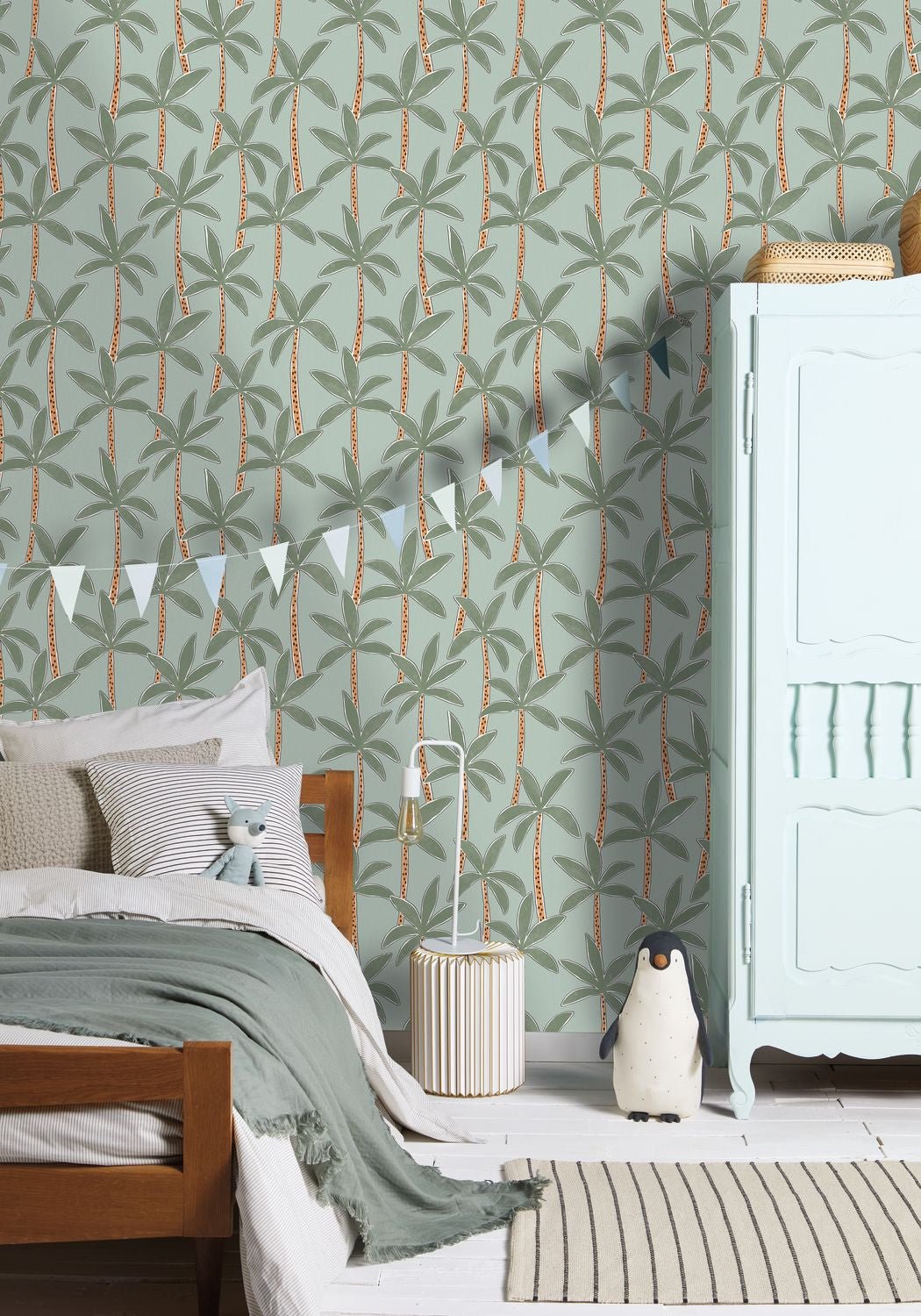 Se Balancer Wallpaper - Menthe - Caselio - 103517012 - Premier Wallcovering