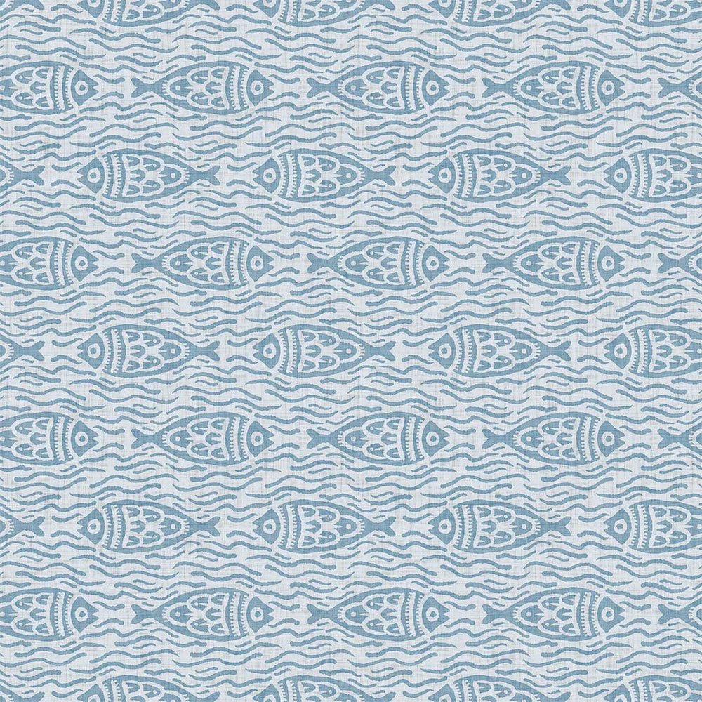 Sea of Bream Wallpaper - Cornflower Blue - LAN100290 - Lucie Annabel - Premier Wallcovering