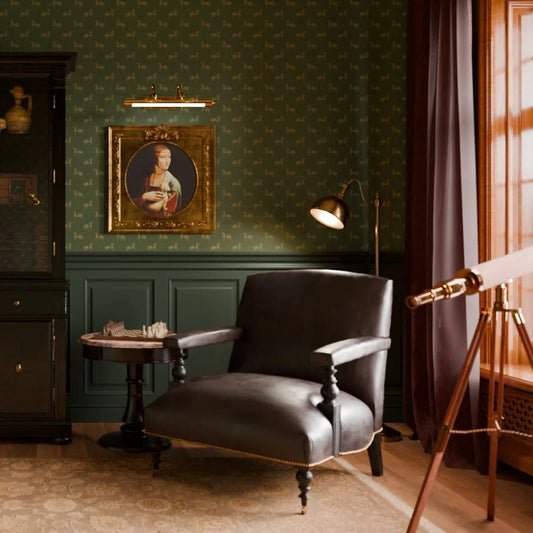 Seabiscuit Wallpaper - Gentleman Green - LAN100253 - Lucie Annabel - Premier Wallcovering