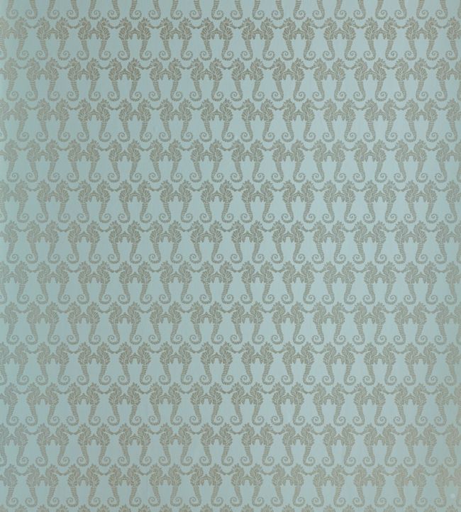 Seahorse Wallpaper - Eau de Nil - BG1400102 - Barneby Gates - Premier Wallcovering