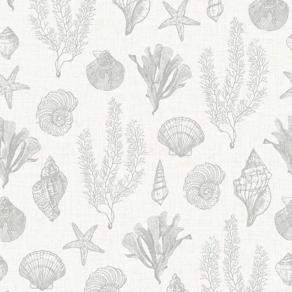 Seaside Stroll Wallpaper - Rustic Green - LAN100331 - Lucie Annabel - Premier Wallcovering