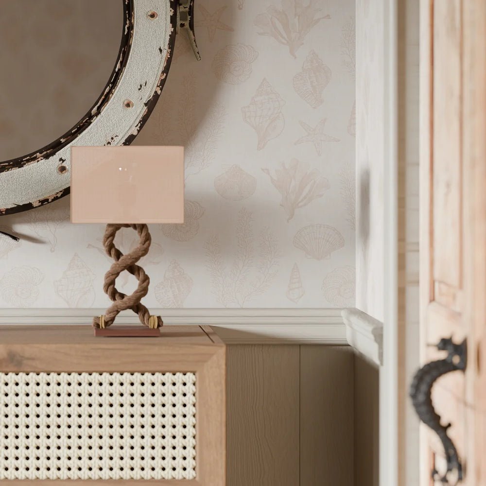 Seaside Stroll Wallpaper - Soft Spice - LAN100332 - Lucie Annabel - Premier Wallcovering