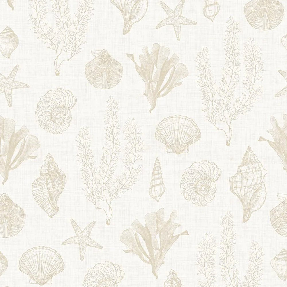 Seaside Stroll Wallpaper - Sand - LAN100330 - Lucie Annabel - Premier Wallcovering