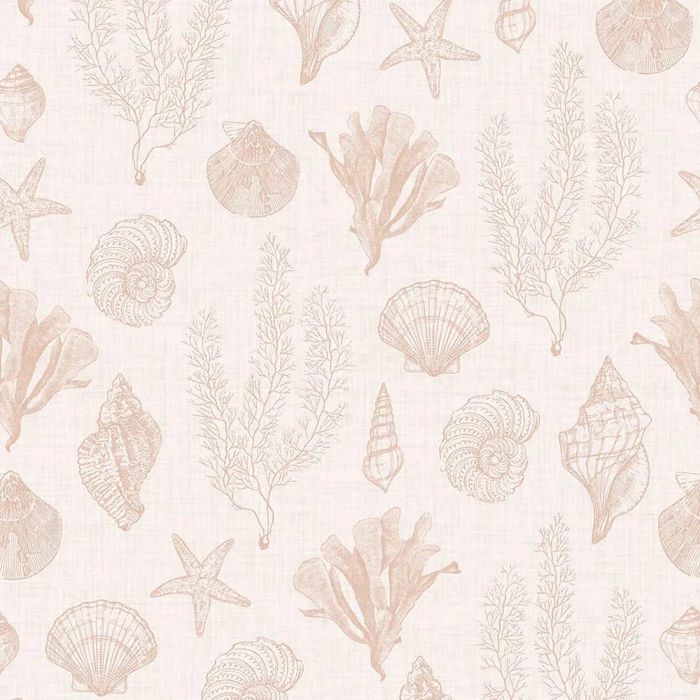 Seaside Stroll Wallpaper - Soft Spice - LAN100332 - Lucie Annabel - Premier Wallcovering