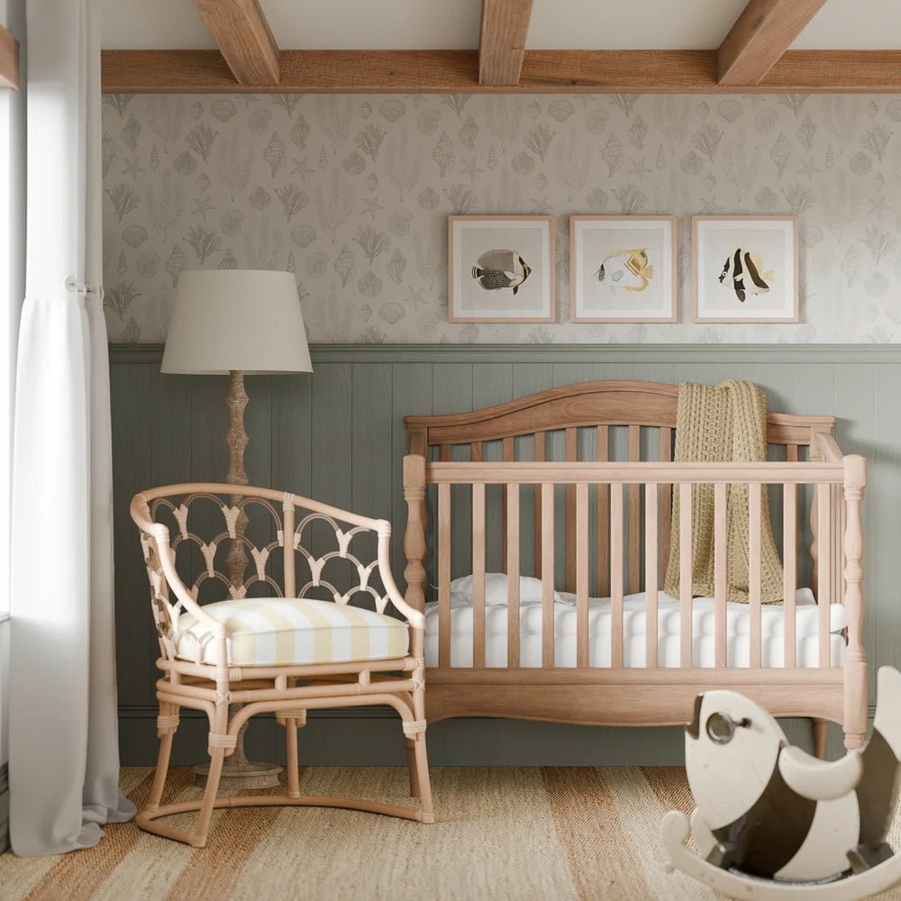 Seaside Stroll Wallpaper - Rustic Green - LAN100331 - Lucie Annabel - Premier Wallcovering
