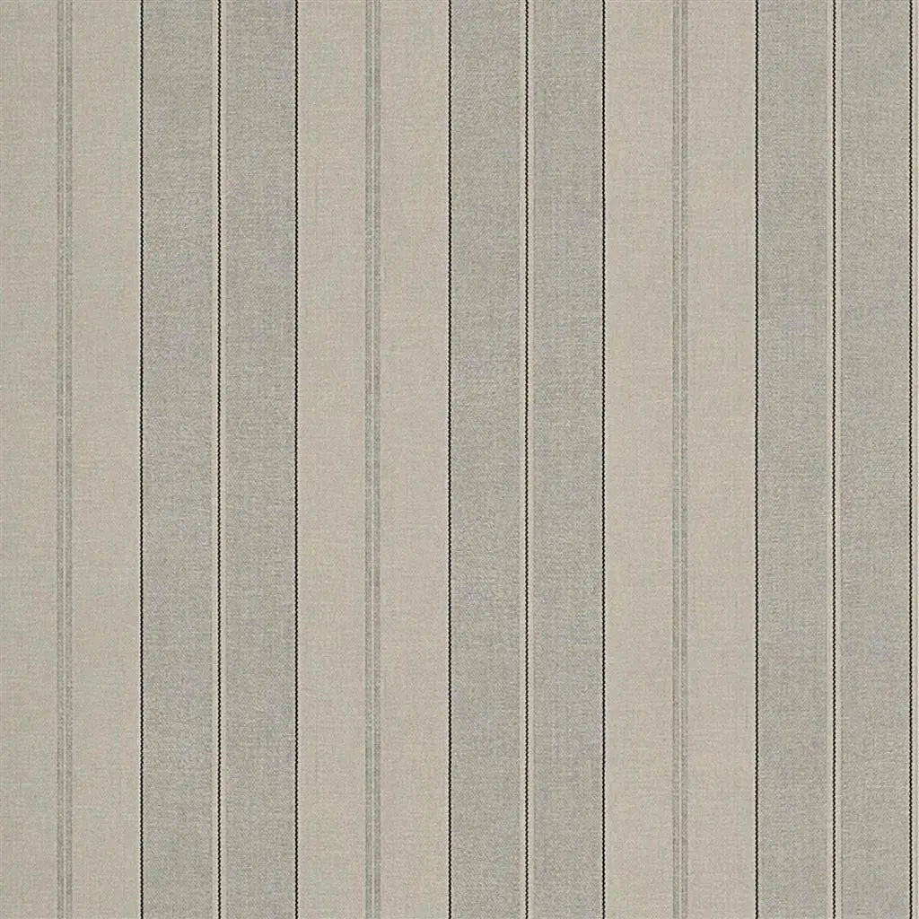 Seaworthy Stripe Wallpaper - Pewter - Ralph Lauren - PRL5028/03 - Premier Wallcovering