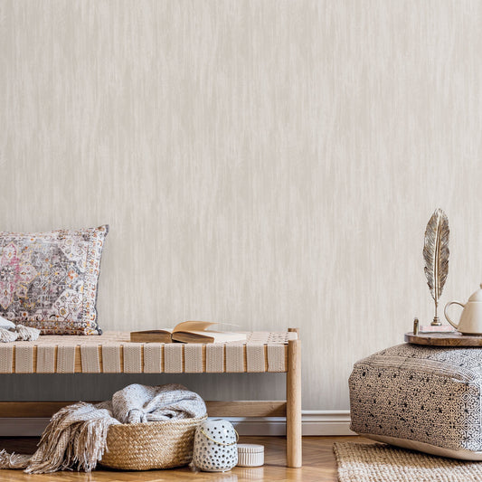 Secret Garden Wispy Texture Wallpaper - Beige - Galerie - G78534 - Premier Wallcovering