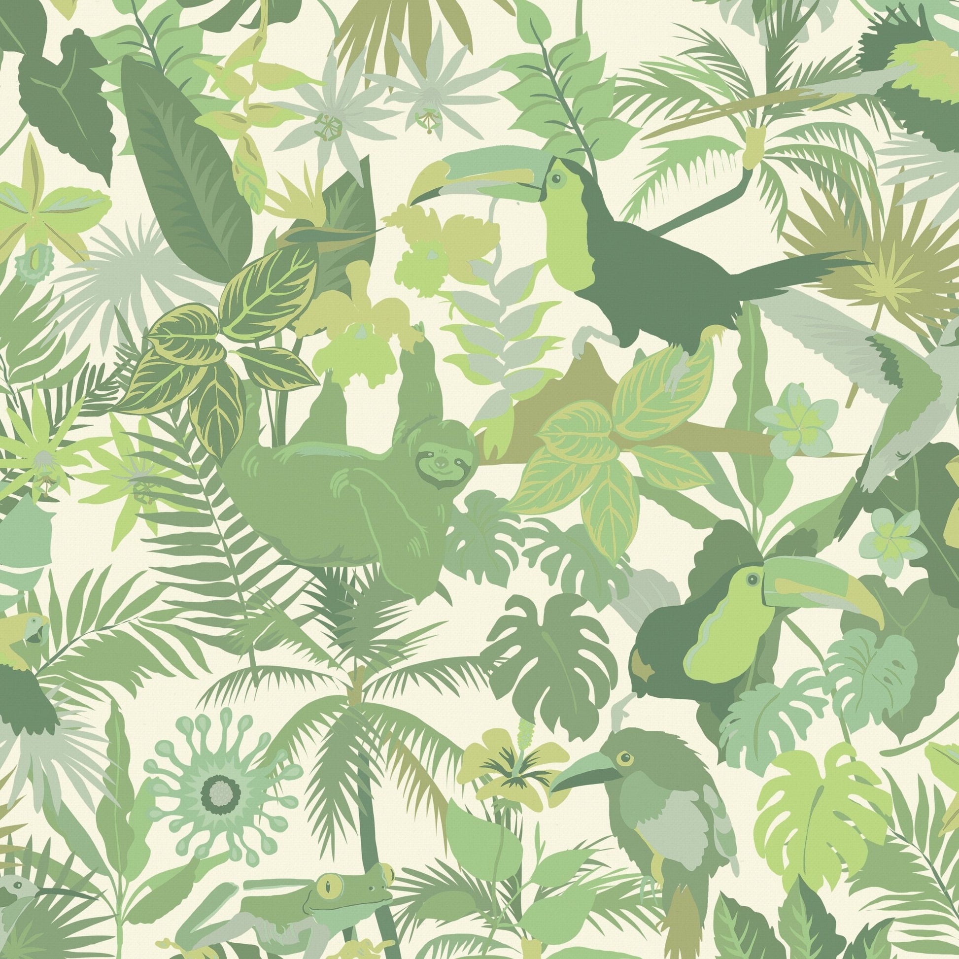 Selva Wallpaper - Foliage-Green - Wear The Walls - SEFG807652 - Premier Wallcovering