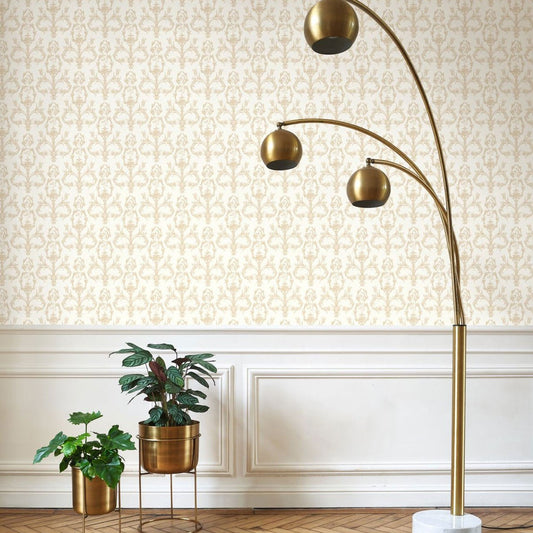 Seraphin Les Belles Toiles De Jouy Wallpaper - Beige Sable - Casadeco - 201711111 - Premier Wallcovering