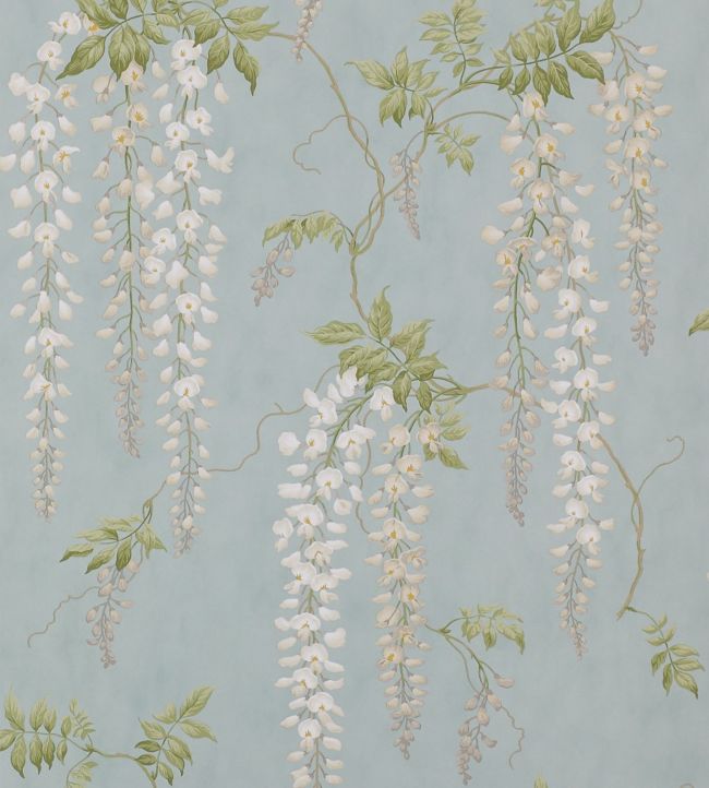 Seraphina Wallpaper - Aqua - Colefax & Fowler - 07157/02 - Premier Wallcovering