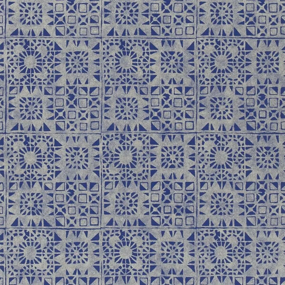 Serego Wallpaper - Cobalt - P605/09 - Designers Guild - Premier Wallcovering