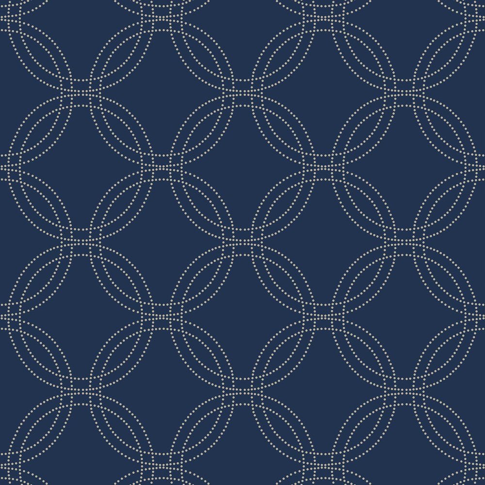Serpentine Wallpaper - Navy - Superfresco Easy - 114870 - Premier Wallcovering