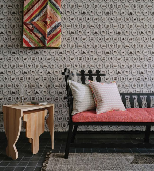 Set The Scene Wallpaper - Cobalt - Christopher Farr Cloth - CFW225 - 08 - Premier Wallcovering