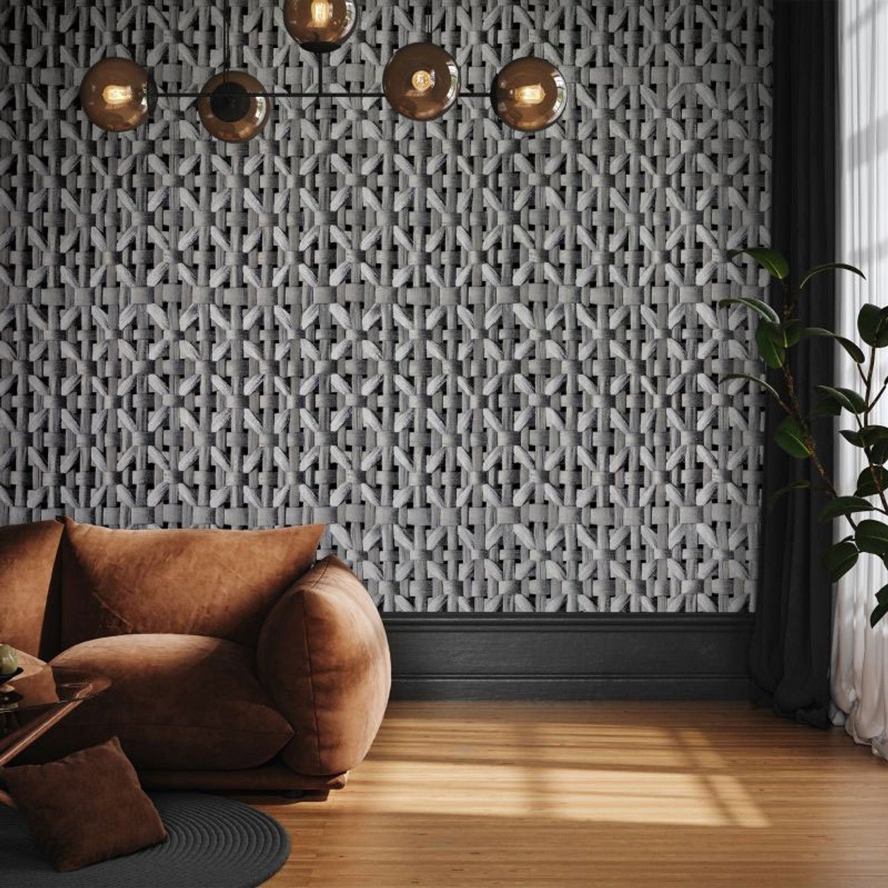 Seta Pepper Wallpaper - Black Pepper - Hohenberger - 65340 - Premier Wallcovering