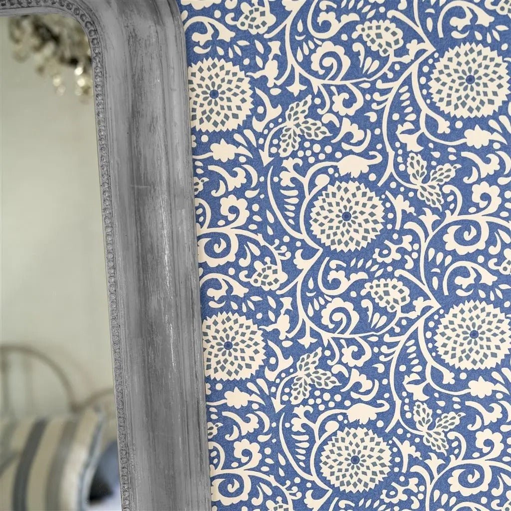 Shaqui Wallpaper - Cobalt - PDG1147/07 - Designers Guild - Premier Wallcovering