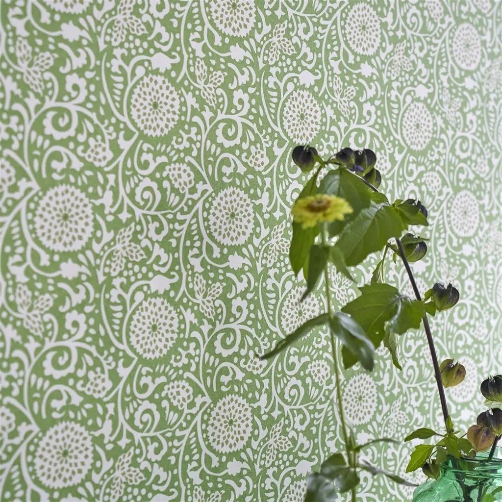 Shaqui Wallpaper - Emerald - PDG1147/06 - Designers Guild - Premier Wallcovering