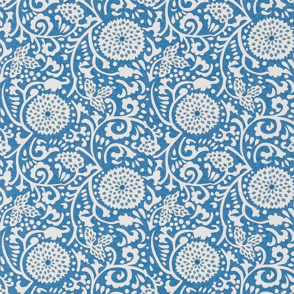 Shaqui Wallpaper - Cobalt - PDG1147/07 - Designers Guild - Premier Wallcovering