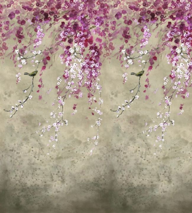 Shinsha Scene 1 Wallpaper - Blossom - PDG1116/01 - Designers Guild - Premier Wallcovering