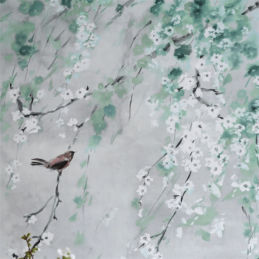 Shinsha Scene 1 Wallpaper - Celadon - PDG1116/02 - Designers Guild - Premier Wallcovering