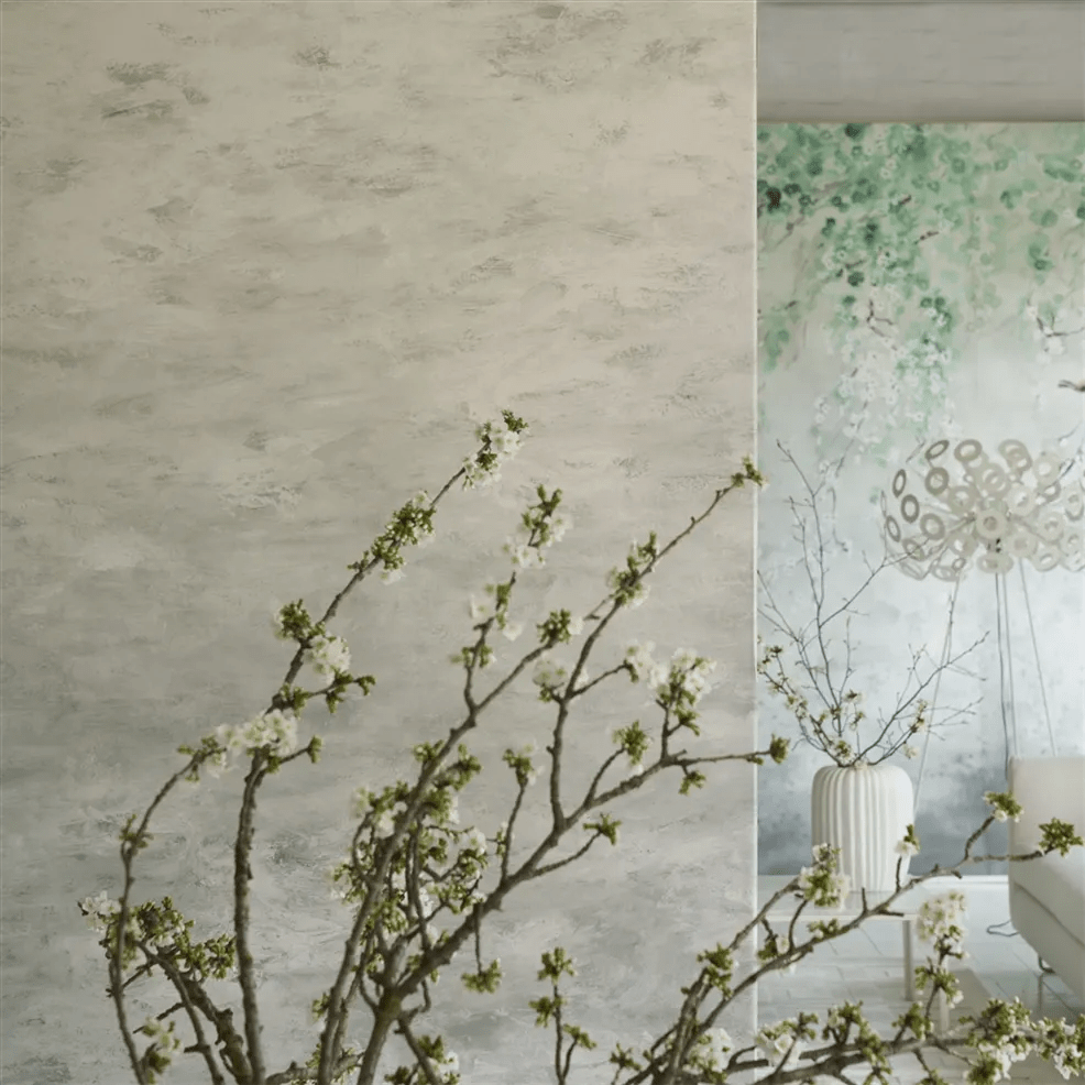 Shinsha Scene 2 Wallpaper - Celadon - PDG1117/02 - Designers Guild - Premier Wallcovering