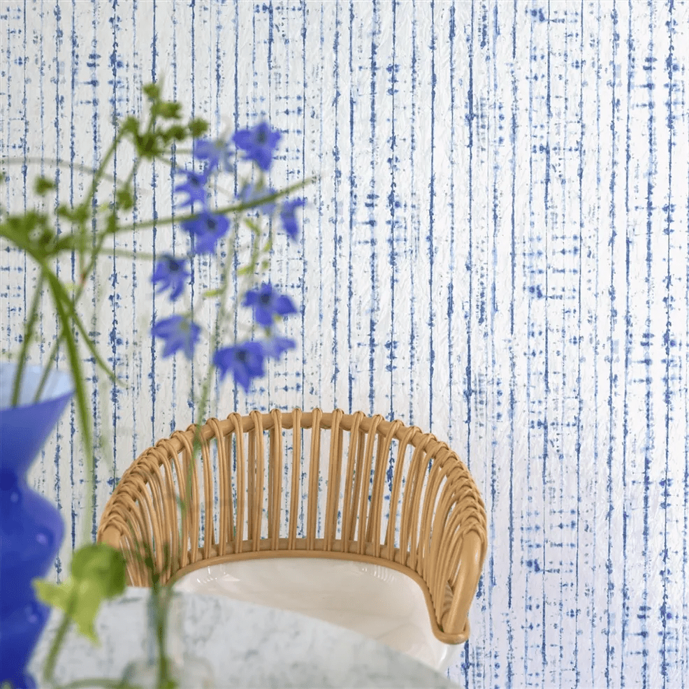 Shiwa Wallpaper - Cobalt - PDG1159/04 - Designers Guild - Premier Wallcovering