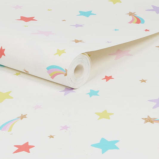 Shooting Stars Wallpaper - Multi - Next - 122400 - Premier Wallcovering