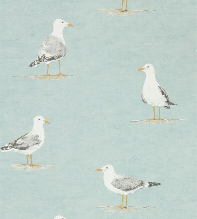 Shore Birds Wallpaper - Sky - DCOA216564 - Sanderson - Premier Wallcovering