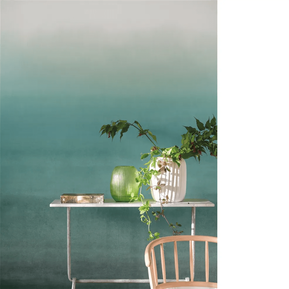 Shoshi Wallpaper - Duck Egg - PDG1163/02 - Designers Guild - Premier Wallcovering