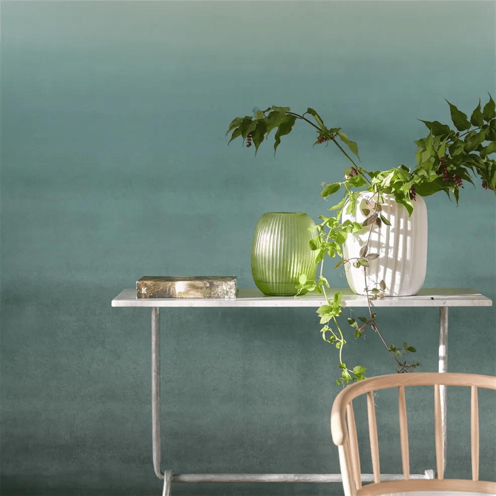 Shoshi Wallpaper - Duck Egg - PDG1163/02 - Designers Guild - Premier Wallcovering