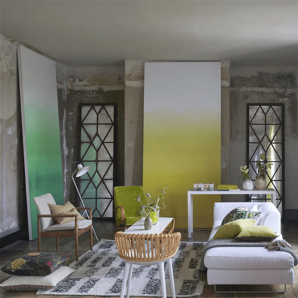 Shoshi Wallpaper - Lemongrass - PDG1163/07 - Designers Guild - Premier Wallcovering