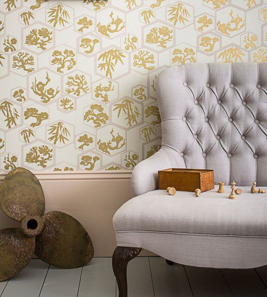 Shouchikubai Wallpaper - Clunch - 4502 - Farrow & Ball - Premier Wallcovering