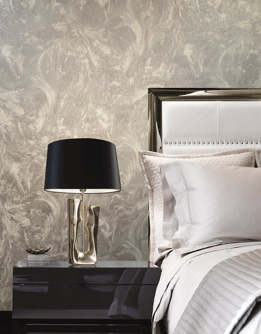 Sienna Marble Wallpaper - Grey - Rasch - 534450 - Premier Wallcovering