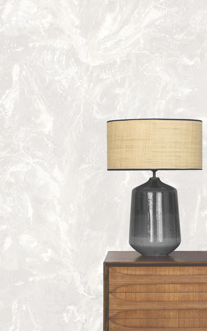 Sienna Marble Wallpaper - Pearl - Rasch - 534474 - Premier Wallcovering