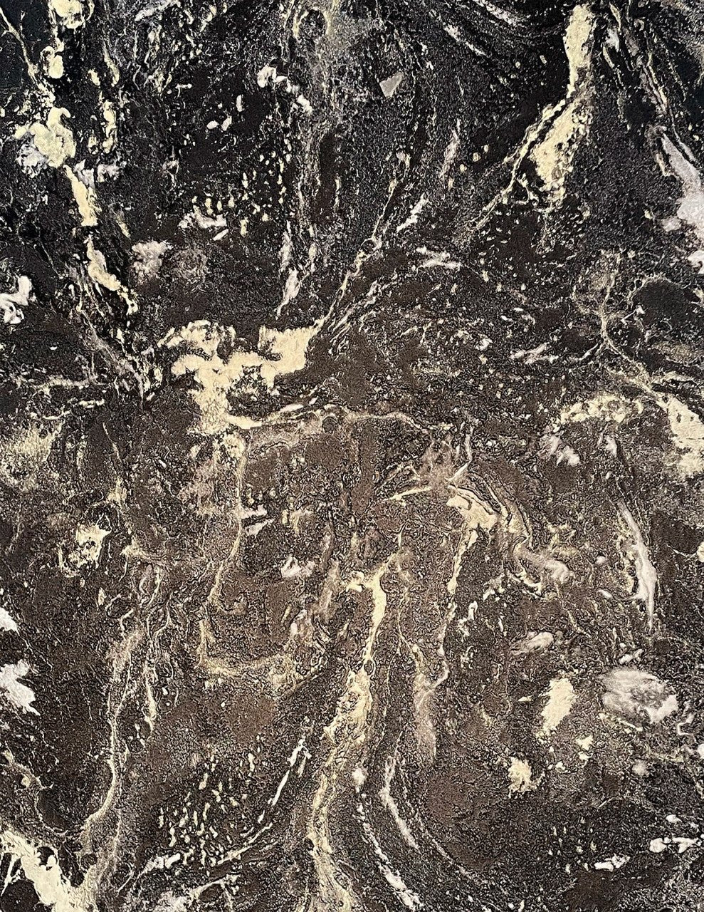 Sienna Marble Wallpaper - Black - Rasch - 534481 - Premier Wallcovering