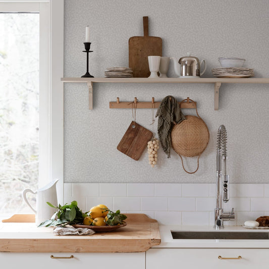 Sigfrid Wallpaper - Sandstone - Sandberg - S10181 - Premier Wallcovering