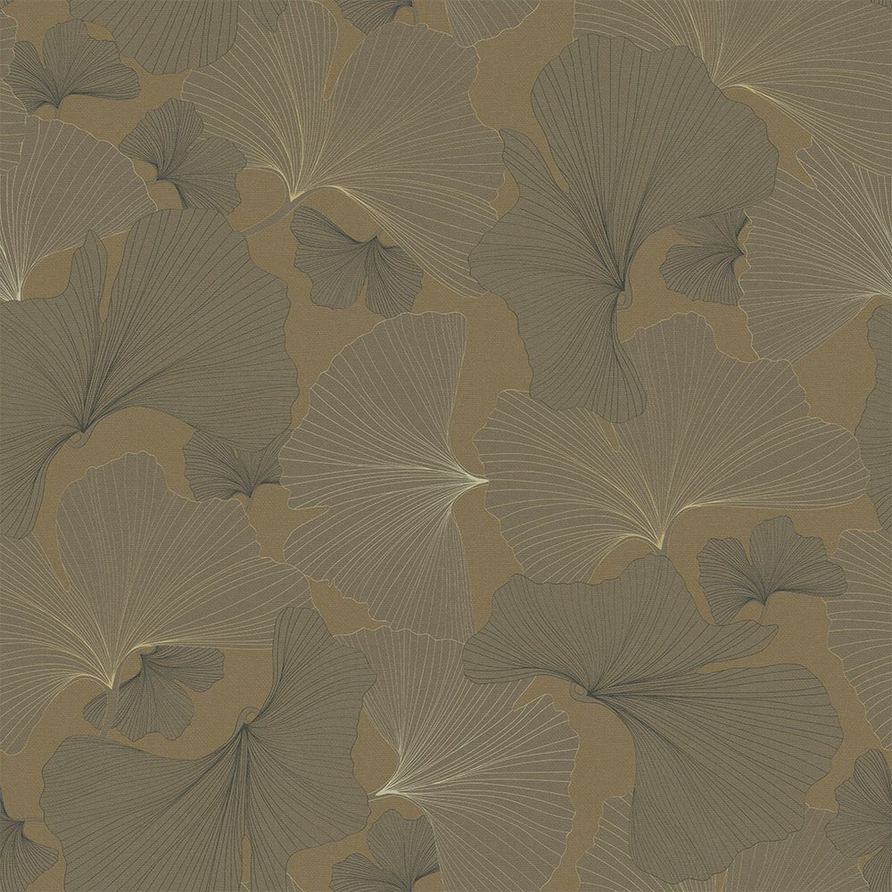 Silver Apricot Wallpaper - Shades of Gold - LAN100201 - Lucie Annabel - Premier Wallcovering