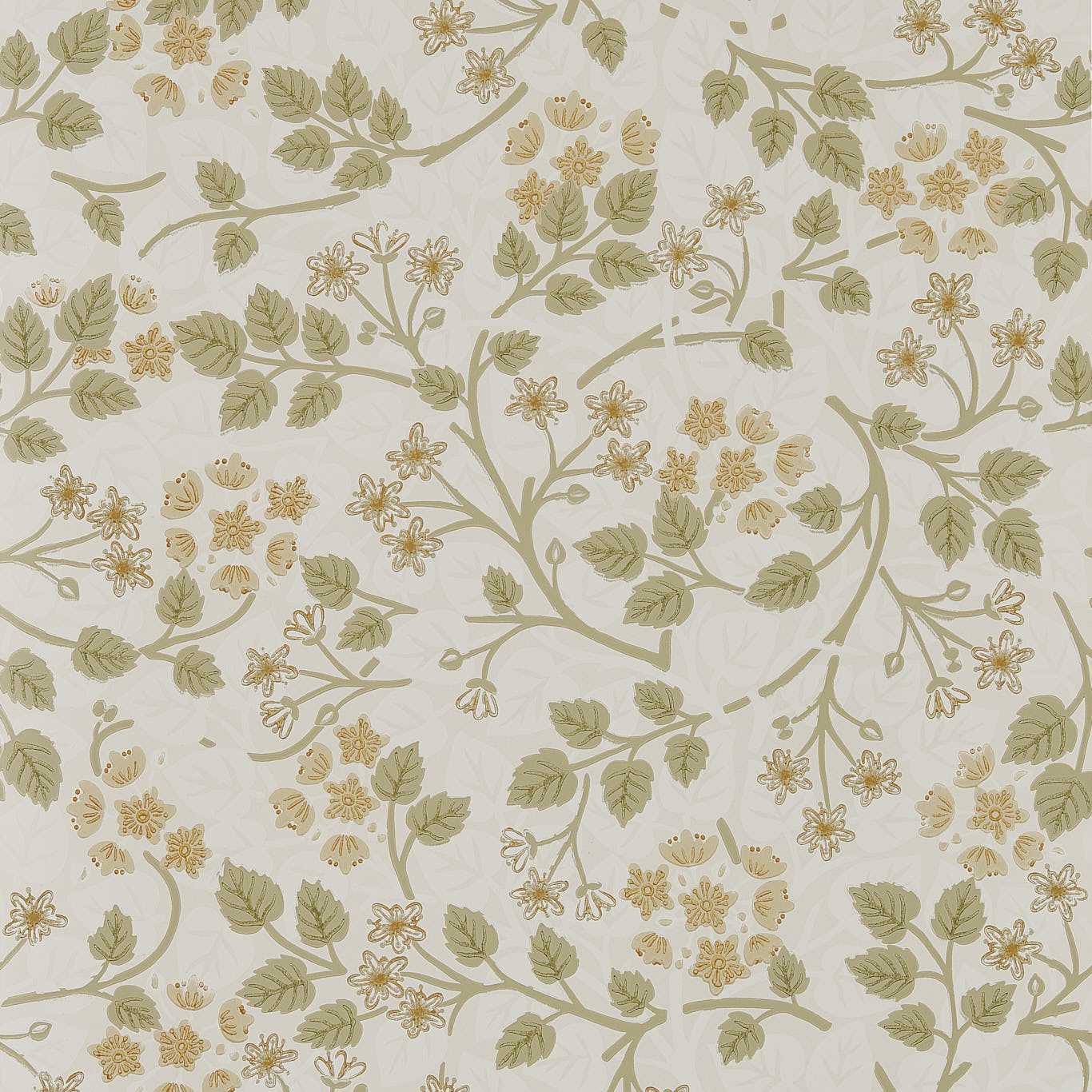Silver Lime Wallpaper - Lichen - Sanderson - DHIP217515 - Premier Wallcovering