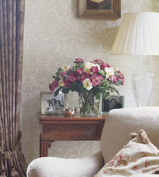 Silvergate Wallpaper - Cream - 802 - Farrow & Ball - Premier Wallcovering