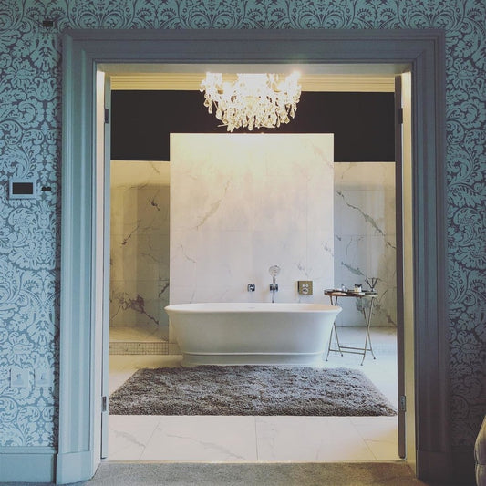 Silvergate Wallpaper - Inchyra Blue - 883 - Farrow & Ball - Premier Wallcovering