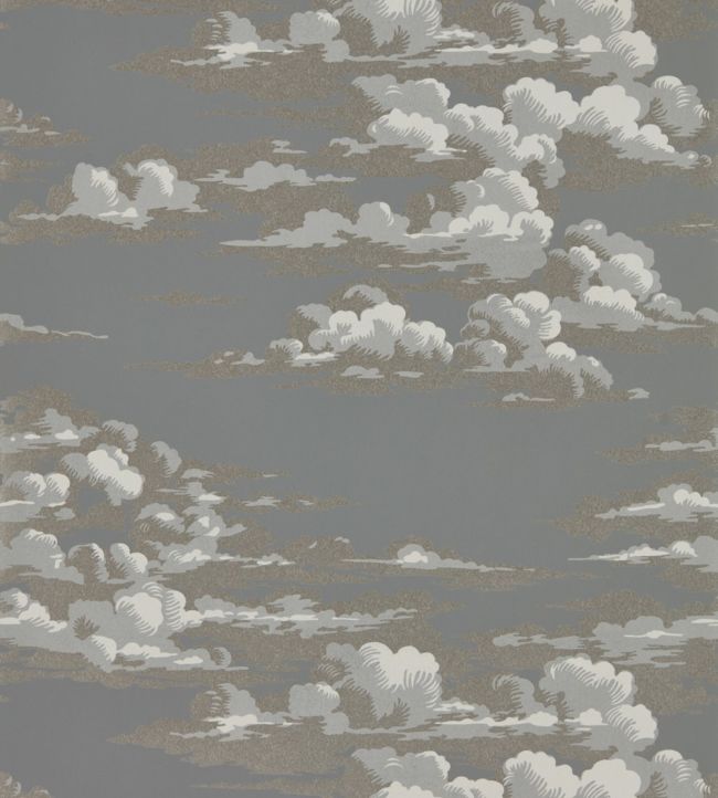 Silvi Clouds Wallpaper - Taupe Grey - DYSI216603 - Sanderson - Premier Wallcovering